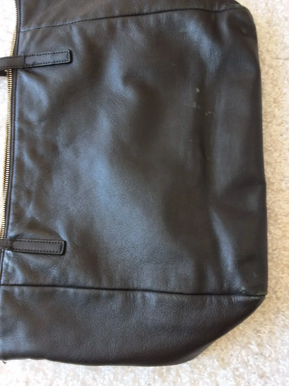 Kate Spade Black Leather Tote Bag